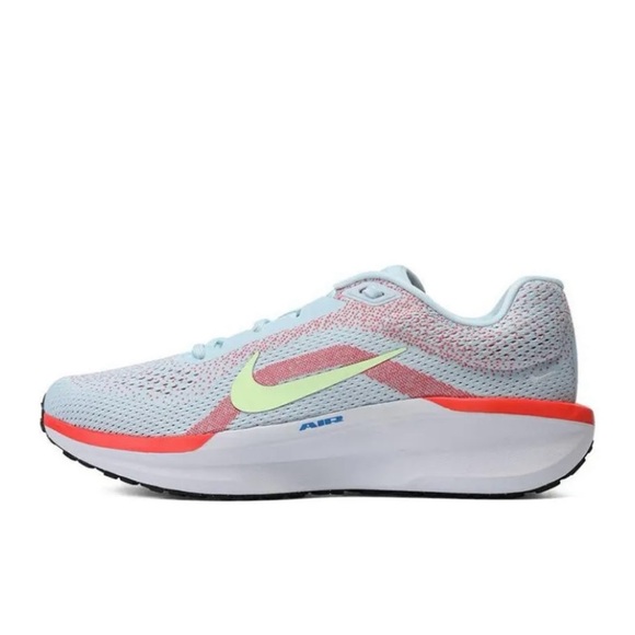 Size-10 Nike Air Winflo 11 Glacier Blue/Volt Men's Running Shoes-Asst FJ9509-402